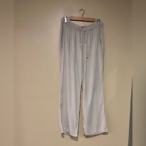 Men's Gray Drawstring Pants